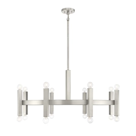 A large image of the Bellevue SH100103 Brushed Nickel