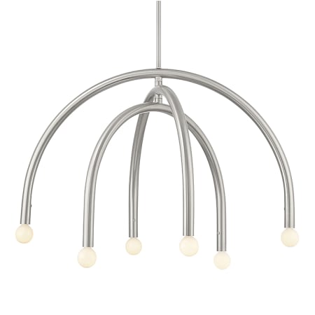 A large image of the Bellevue SH100115 Brushed Nickel