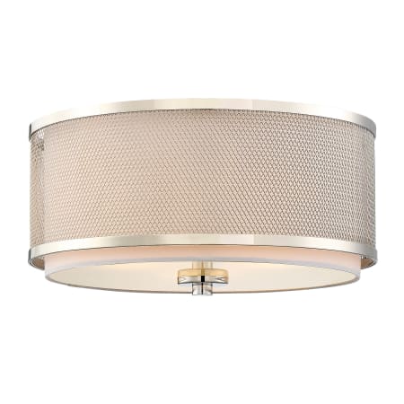 A large image of the Bellevue SH60018 Polished Nickel