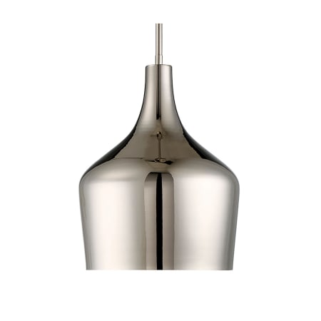 A large image of the Bellevue SH70020 Polished Nickel