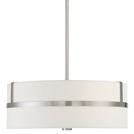 A large image of the Bellevue SH70102 Brushed Nickel