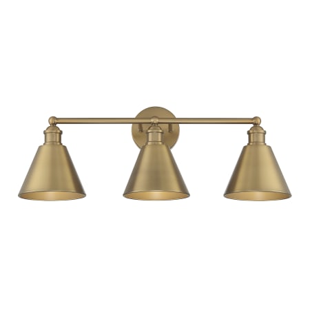A large image of the Bellevue SH80064 Natural Brass