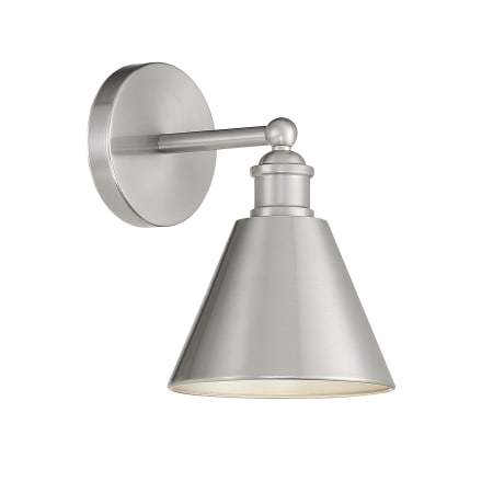 A large image of the Bellevue SH90087 Brushed Nickel