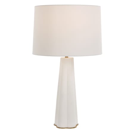 A large image of the Bellevue ULMP62323 Satin White / Gold