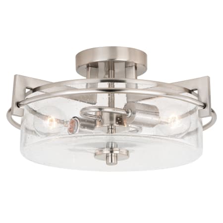 A large image of the Bellevue VXCF73085 Satin Nickel