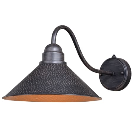 A large image of the Bellevue VXWS93792 Outer Aged Iron with Inner Light Gold