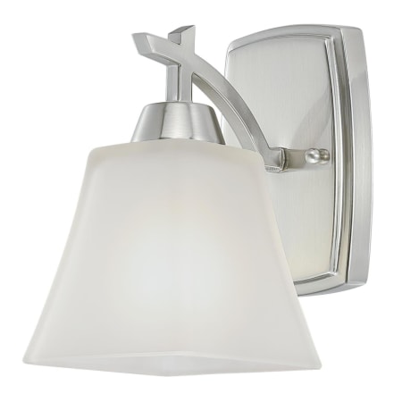 A large image of the Bellevue WBF51031 Brushed Nickel