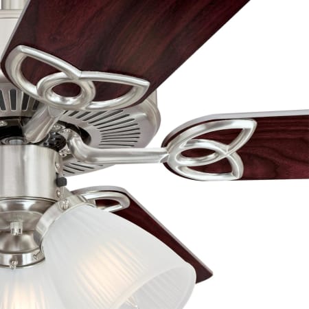 Bellevue Wcfa23673pb Polished Brass Landry 52 5 Blade Led Ceiling Fan Lightingdirect Com - Landry 52 In Indoor White Ceiling Fan With Light Kitchen