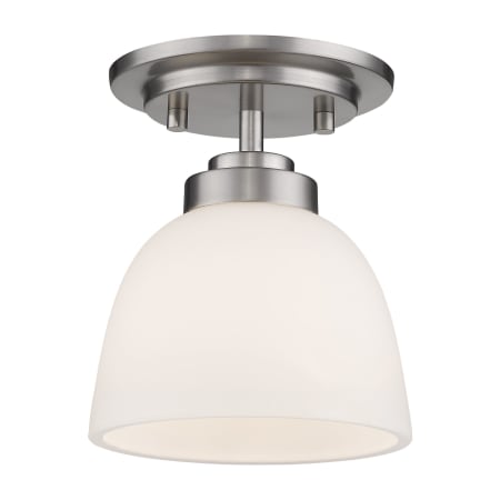 A large image of the Bellevue ZCF26680 Brushed Nickel