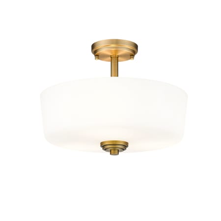 A large image of the Bellevue ZCF44655 Heritage Brass