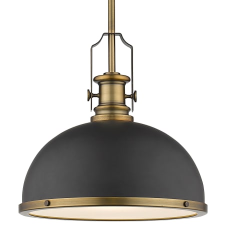 A large image of the Bellevue ZP15890 Bronze / Heritage Brass