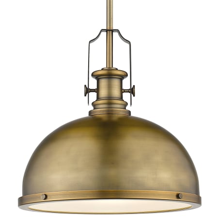 A large image of the Bellevue ZP15890 Heritage Brass