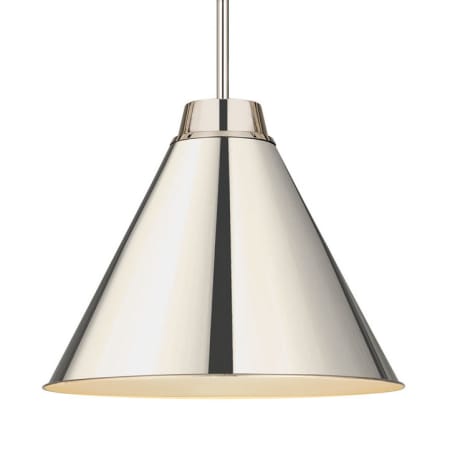 A large image of the Bellevue ZP16287 Polished Nickel