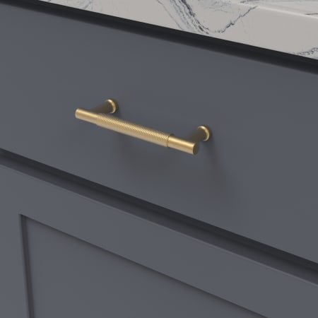 A large image of the Belwith Keeler B079429 Brushed Golden Brass