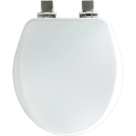 Bemis 9170nisl 000 White Round Closed Front Toilet Seat With Brushed Nickel Hinges And Lid Whisper Close Sta Tite Fastening System Easy Clean Change Faucetdirect Com - Bemis Whisper Close Toilet Seat Removal Bemis 9170nisl 000 White Round Closed Front Toilet Seat With Brushed Nickel Hinges And Lid Whisper Close Sta Tite Fastening System Easy Clean Change Faucetdirect Com - Bemis Whisper Close Toilet Seat Removal