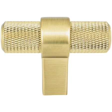 A large image of the Berenson BN-RADIAL-REIGN-KNOB Modern Brushed Gold