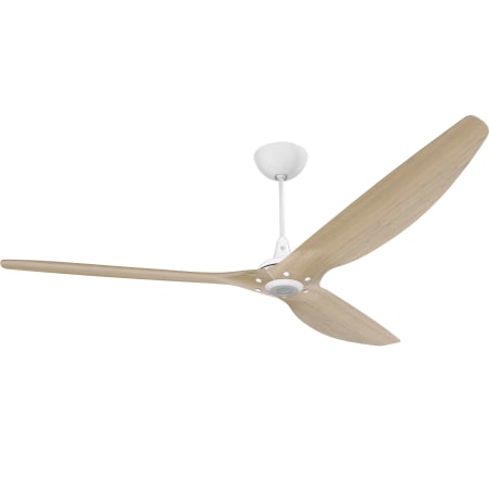 A large image of the Big Ass Fans Haiku Universal Mount White 84 White / Natural Bamboo