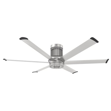 A large image of the Big Ass Fans i6 Outdoor 60 Low Profile Brushed Silver Brushed Aluminium