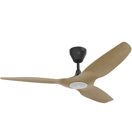 A large image of the Big Ass Fans L Series Outdoor Black / Caramel