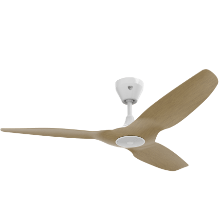 A large image of the Big Ass Fans L Series Outdoor White / Caramel