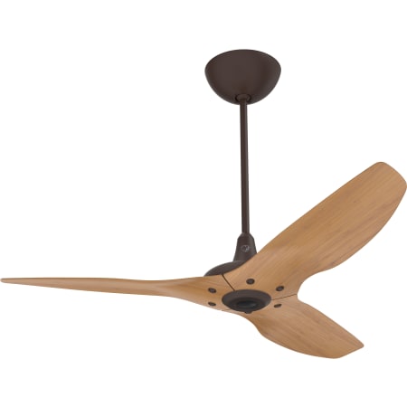 A large image of the Big Ass Fans Haiku Universal Mount Oil Rubbed Bronze 52 Oil Rubbed Bronze / Caramel Bamboo
