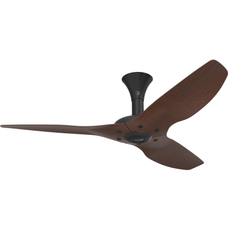 A large image of the Big Ass Fans Haiku Outdoor Low Profile Black 52 Black / Cocoa Aluminum