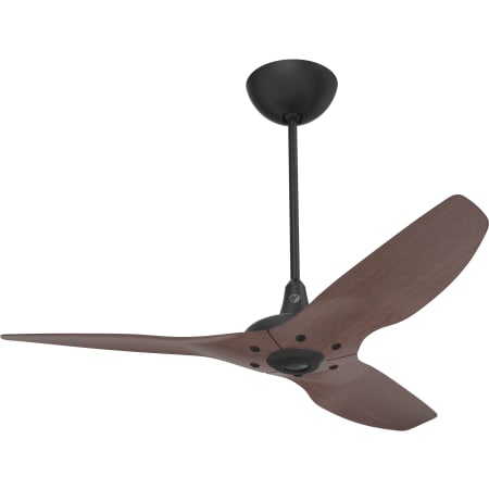 A large image of the Big Ass Fans Haiku Universal Mount Black 52 Black / Cocoa Bamboo