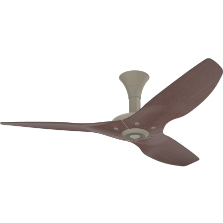 A large image of the Big Ass Fans Haiku Low Profile Satin Nickel 52 Satin Nickel / Cocoa Bamboo