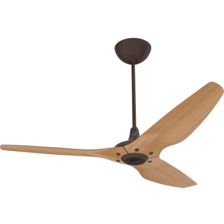 A large image of the Big Ass Fans Haiku Universal Mount Oil Rubbed Bronze 60 Oil Rubbed Bronze / Caramel Bamboo
