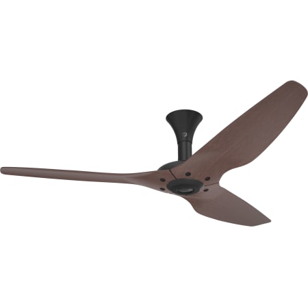 A large image of the Big Ass Fans Haiku Low Profile Black 60 Black / Cocoa Bamboo