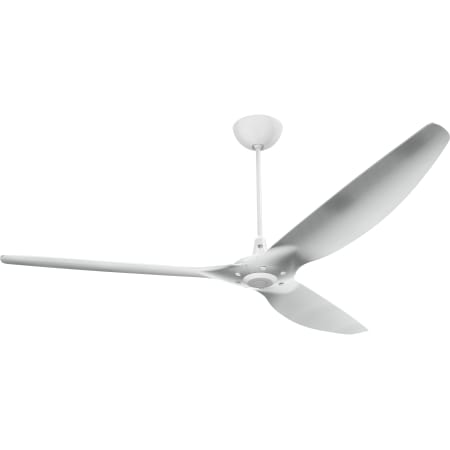 A large image of the Big Ass Fans Haiku Outdoor Universal Mount White 84 White / Brushed Aluminum