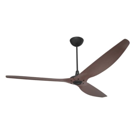 A large image of the Big Ass Fans Haiku Outdoor Universal Mount Black 84 Black / Cocoa Aluminum