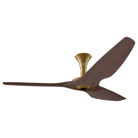 A large image of the Big Ass Fans Haiku Low Profile Gold 60 Gold / Cocoa Bamboo