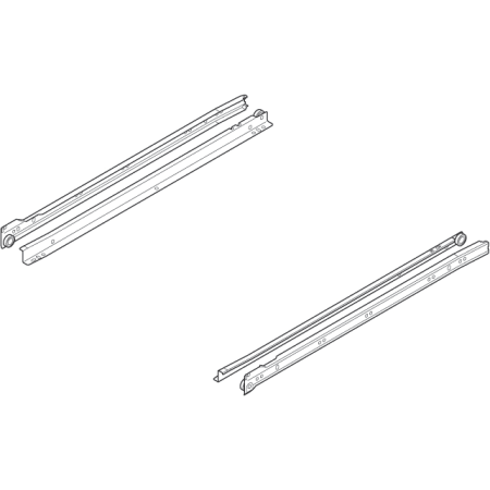 Blum 230m5500 R901 Cream 230m Series 22 Inch 3 4 Extension Bottom
