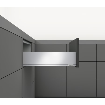 A large image of the Blum 770K35S0S Brushed Stainless Steel
