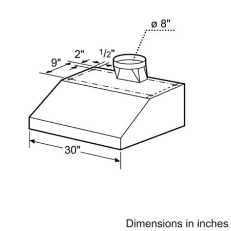 A large image of the Bosch DPH30652UC Alternate Image