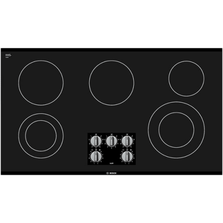 Bosch Nem5666uc 500 Series 36 Inch Electric Cooktop Black