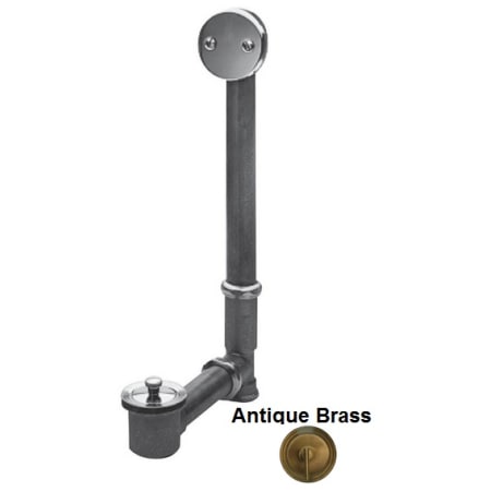 A large image of the Brasstech 251 Antique Brass