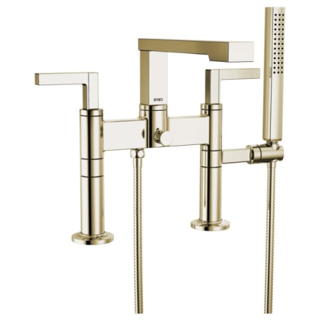 A large image of the Brizo T70310-FLW-D Brilliance Polished Nickel