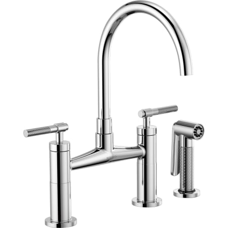 Brizo 62543LF-PC Chrome Litze Double Handle Arc Spout ...