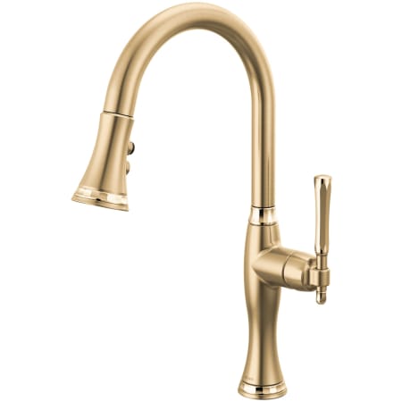 A large image of the Brizo 63058LF Luxe Gold / Polished Gold