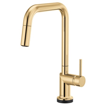 A large image of the Brizo 64065LF-LHP Polished Gold