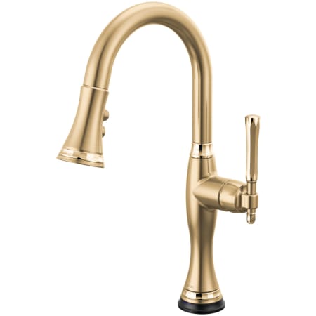 A large image of the Brizo 64958LF Luxe Gold / Polished Gold