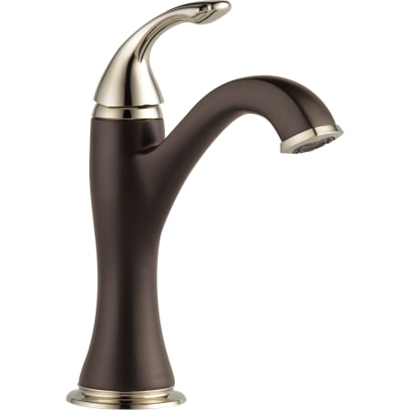 A large image of the Brizo 65085LF-ECO Cocoa Bronze and Polished Nickel