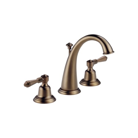 A large image of the Brizo 6520LF-LHP Brizo-6520LF-LHP-Faucet in Brilliance Brushed Bronze with Lever Handles