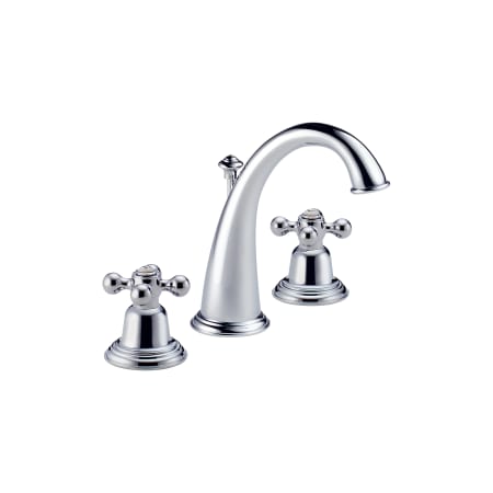A large image of the Brizo 6520LF-LHP Brizo-6520LF-LHP-Faucet in Chrome with Cross Handles