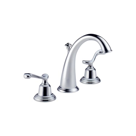 A large image of the Brizo 6520LF-LHP Brizo-6520LF-LHP-Faucet in Chrome with Stylish Lever Handles