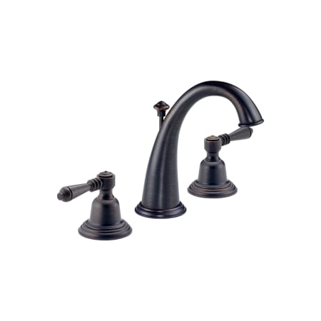 A large image of the Brizo 6520LF-LHP Brizo-6520LF-LHP-Faucet in Venetian Bronze with Lever Handles