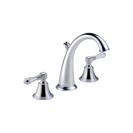A large image of the Brizo 6526LF-LHP Brizo-6526LF-LHP-Faucet in Chrome with Lever Handles