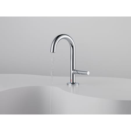 A large image of the Brizo 65675LF Brizo-65675LF-Running Faucet in Chrome